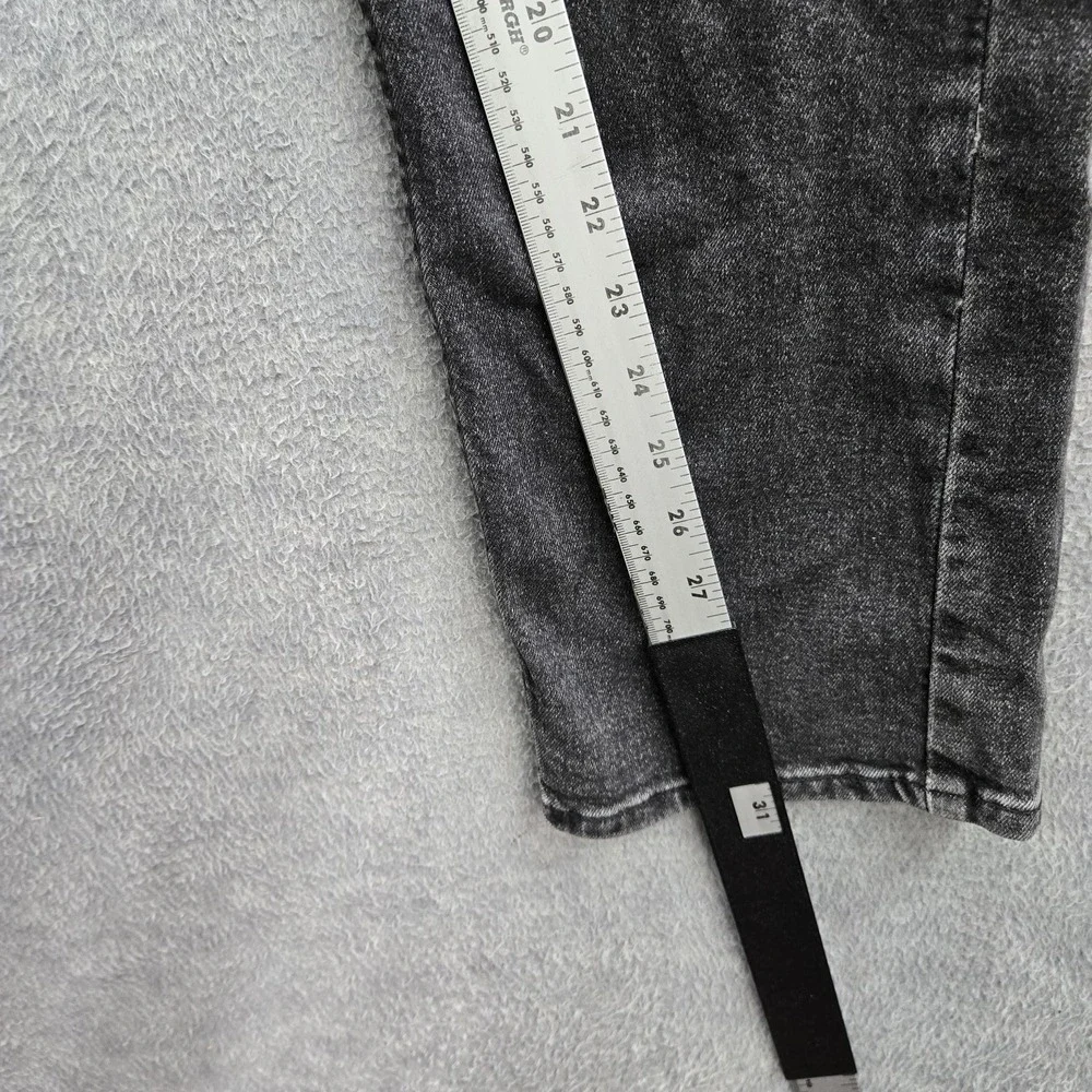 Levi's 505 Men Jeans 31X32 Gray Denim Regular Fit Straight Leg 31